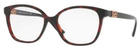 Versace™ VE3235B 989 52 Red Havana Eyeglasses 